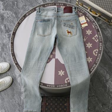 GUCCI   2025夏季新款休閒牛仔褲