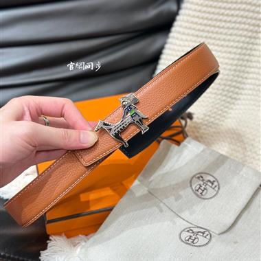 HERMES   2025新款時尚皮帶  3.2CM