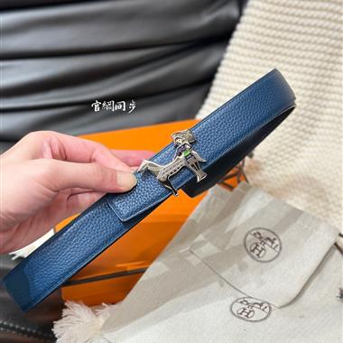 HERMES   2025新款時尚皮帶  3.2CM