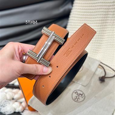 HERMES   2025新款時尚皮帶  3.8CM