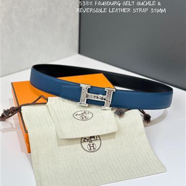 HERMES   2025新款時尚皮帶  3.2CM