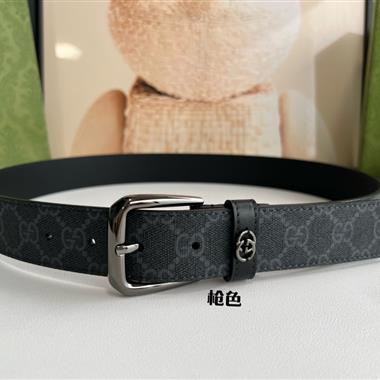 GUCCI   2025新款時尚皮帶   3.5CM