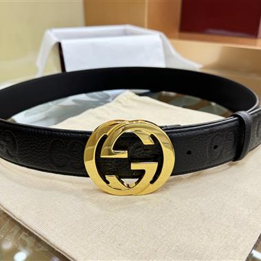 GUCCI   2025新款時尚皮帶   4.0CM