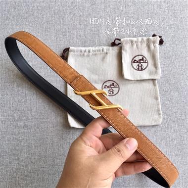 HERMES   2025新款時尚皮帶  2.4CM