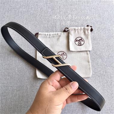 HERMES   2025新款時尚皮帶  2.4CM