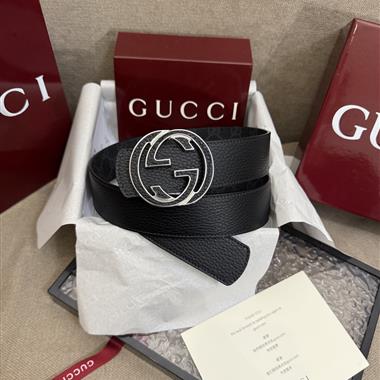 GUCCI   2025新款時尚皮帶  4.0CM