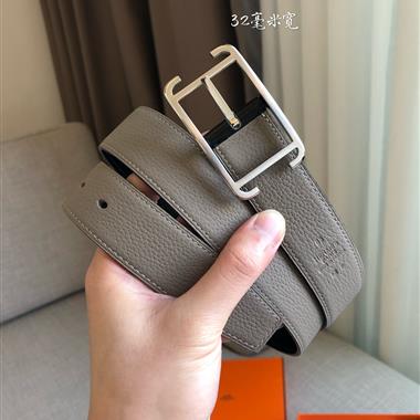 HERMES   2025新款時尚皮帶  3.2CM