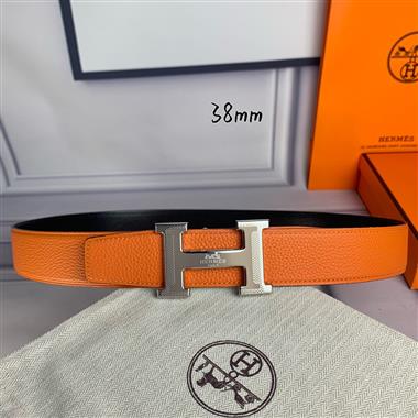 HERMES   2025新款時尚皮帶   3.8CM