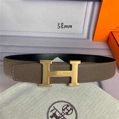 HERMES   2025新款時尚皮帶   3.8CM