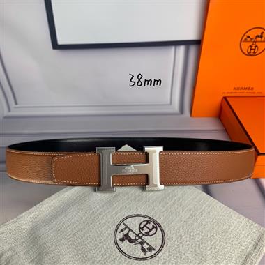 HERMES   2025新款時尚皮帶   3.8CM
