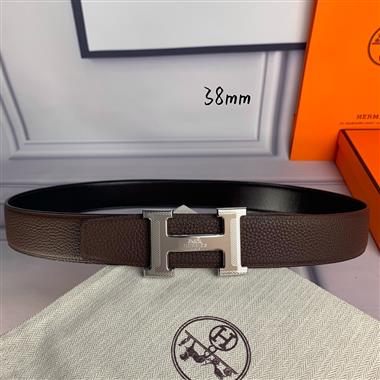 HERMES   2025新款時尚皮帶   3.8CM