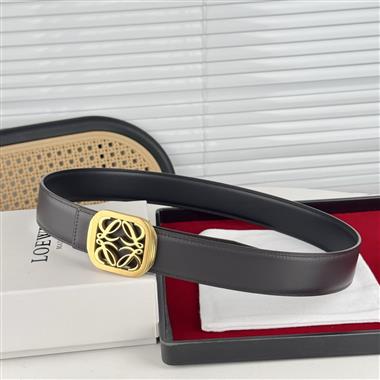 LOEWE   2025新款時尚皮帶  3.8CM