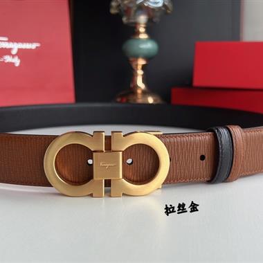 Ferragamo   2025新款時尚皮帶   3.5CM
