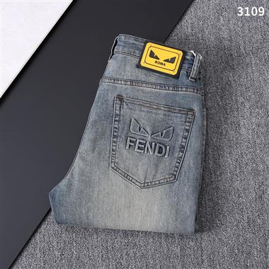 FENDI   2025夏季新款休閒牛仔褲
