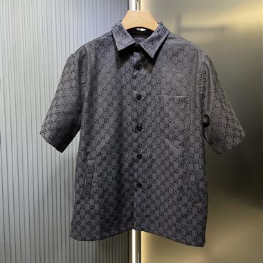 GUCCI   2025夏季新款短袖襯衫 