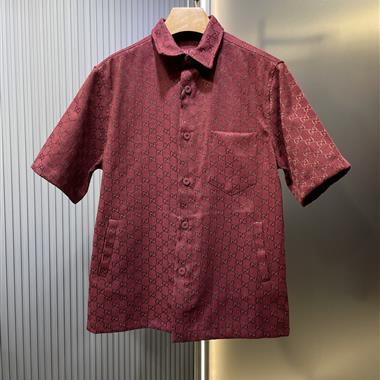 GUCCI   2025夏季新款短袖襯衫 