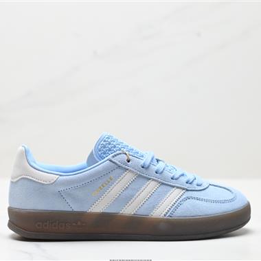 Adidas Originals Gazelle Indoor 三葉草休閑防滑耐磨低幫板鞋