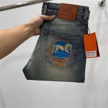 HERMES   2025夏季新款休閑牛仔褲