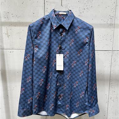 GUCCI   2025夏季新款長袖襯衫