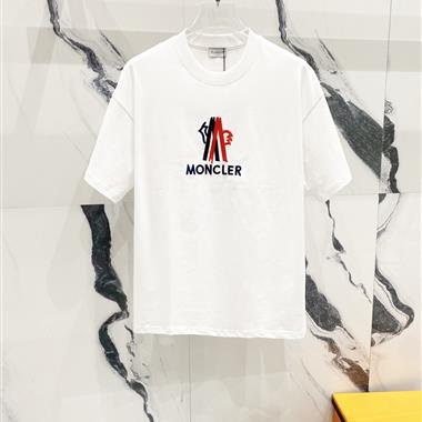 MONCLER    2025夏季新款短袖T恤  尺寸偏大