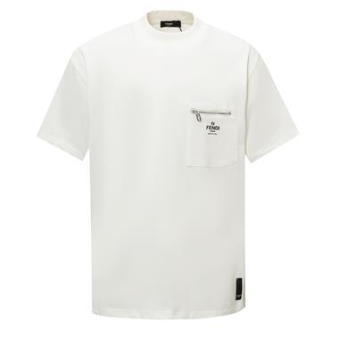 FENDI   2025夏季新款短袖T恤  尺寸偏大