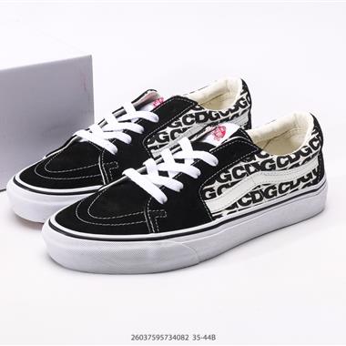 Vans SK8-Low x CDG聯名  低幫硫化帆布鞋