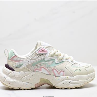 FILA  FERN 新款戶外老爹鞋反光休閑鞋