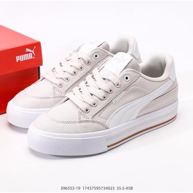 PUMA Court Classic Vulc FS 復古休閑 防滑耐磨 低幫 帆布板鞋 