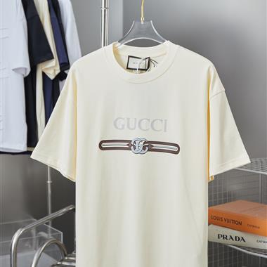 GUCCI  2025夏季新款短袖T恤  尺寸偏大