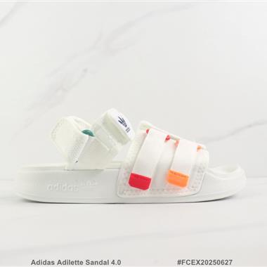 Adidas Adilette Sandal 4.0 沙灘鞋 魔術貼 耐磨防滑夏季涼鞋 