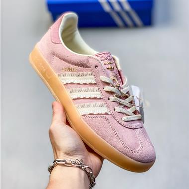 Adidas HANDBALL SPEZIAL 低幫三葉草學院風復古休閒板鞋