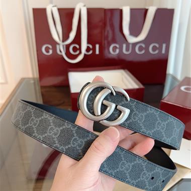GUCCI   2025新款時尚皮帶  3.5CM