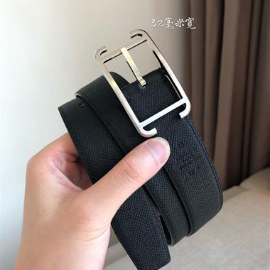 HERMES   2025新款時尚皮帶 3.2CM