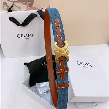 CELINE   2025新款時尚皮帶   2.5CM