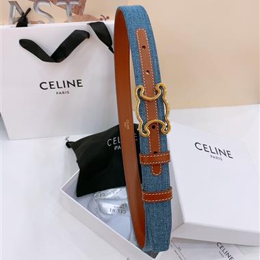 CELINE   2025新款時尚皮帶   2.5CM