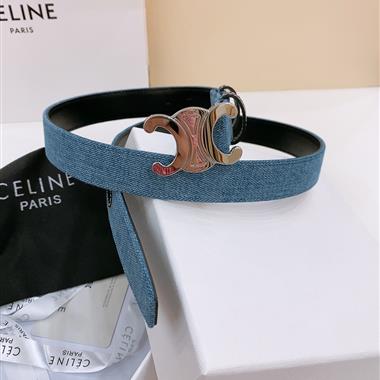 CELINE   2025新款時尚皮帶   2.5CM