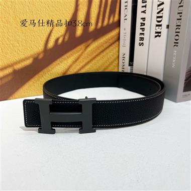 HERMES   2025新款時尚皮帶  3.8CM