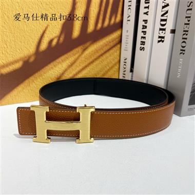 HERMES   2025新款時尚皮帶  3.8CM