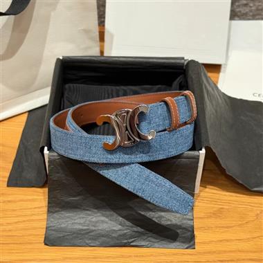 CELINE   2025新款時尚皮帶   2.5CM