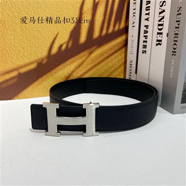 HERMES   2025新款時尚皮帶  3.8CM