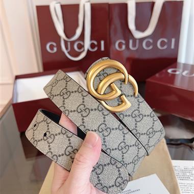 GUCCI   2025新款時尚皮帶  3.5CM