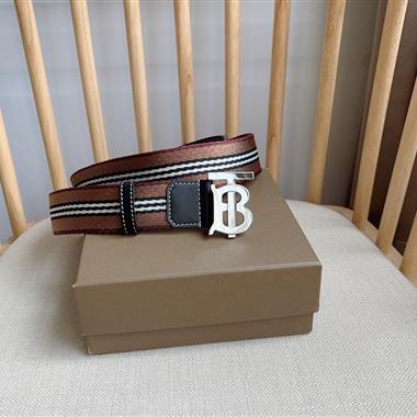BURBERRY   2025新款時尚皮帶  3.5CM