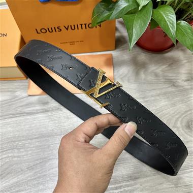 LOUIS VUITTON   2025新款時尚皮帶  4.0CM