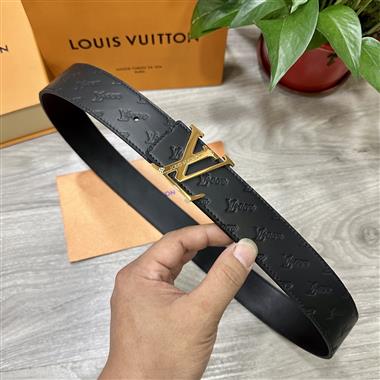 LOUIS VUITTON   2025新款時尚皮帶  4.0CM