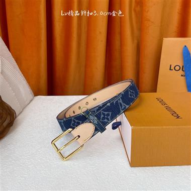 LOUIS VUITTON   2025新款時尚皮帶   3.0CM