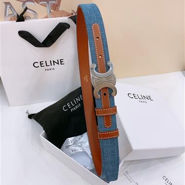 CELINE   2025新款時尚皮帶   2.5CM