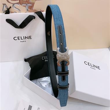 CELINE   2025新款時尚皮帶   2.5CM