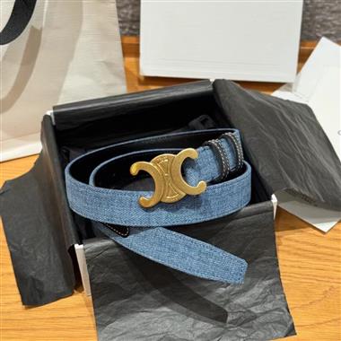 CELINE   2025新款時尚皮帶   2.5CM