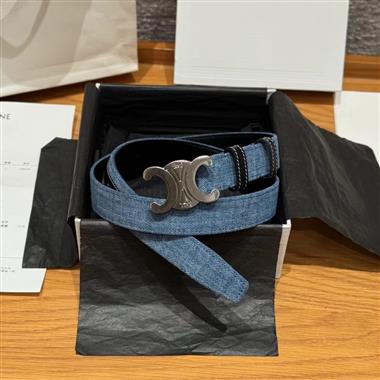 CELINE   2025新款時尚皮帶   2.5CM