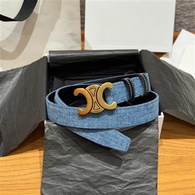 CELINE   2025新款時尚皮帶   2.5CM